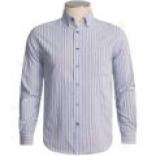 W65 By Sportif Usa Chesapeake Oxford Cloth Shirt - Long Sleeve (Against Men)