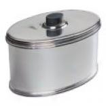 Waterworks, Inc. Silver Oval Container With Ldi
