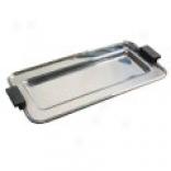 Waterworks, Inc. Silver Rectangular Accent Tray