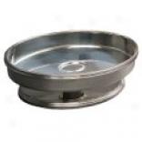 Waterworks, Inc. Silver Round Soap Dish