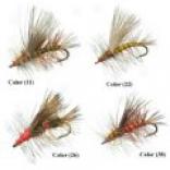 Wetfly Black's Stimulator Dry Flies (12)