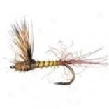 Wetfly Sparkle Dunn Blue Wing Fly - Dry, (12)
