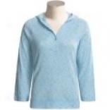 White Sierra Sportswear Island Hoodie Sweatshirt - 3/4 Sleeve (for Women)