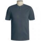 White Sierra Sportswear Rockies Henley Shirt - Short Sleeve (for Men)
