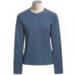 Woolricch Henley Shirt - Long Sleeve (for Women)