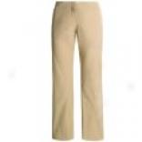 Woven Stretch Cotton-wool Pants (for Women)