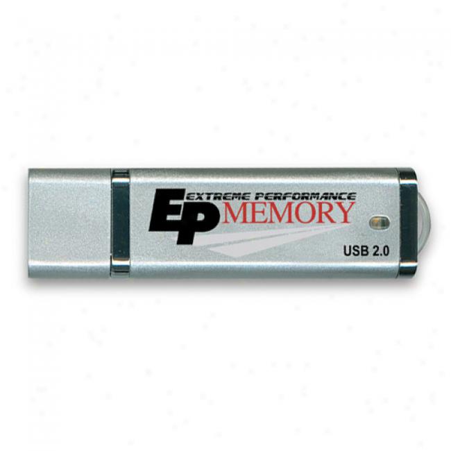 Acp-ep 2gb Micro Usb Flash Drive, Silver