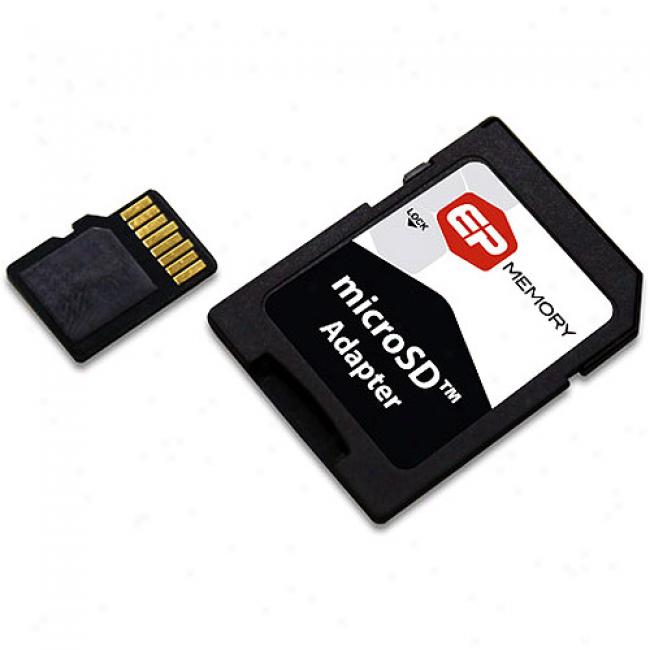 Acp-ep 4gb Micrsod Hibh Capacity (microsdhc) Card With Adapter - Epsdhc/4gb-micdo