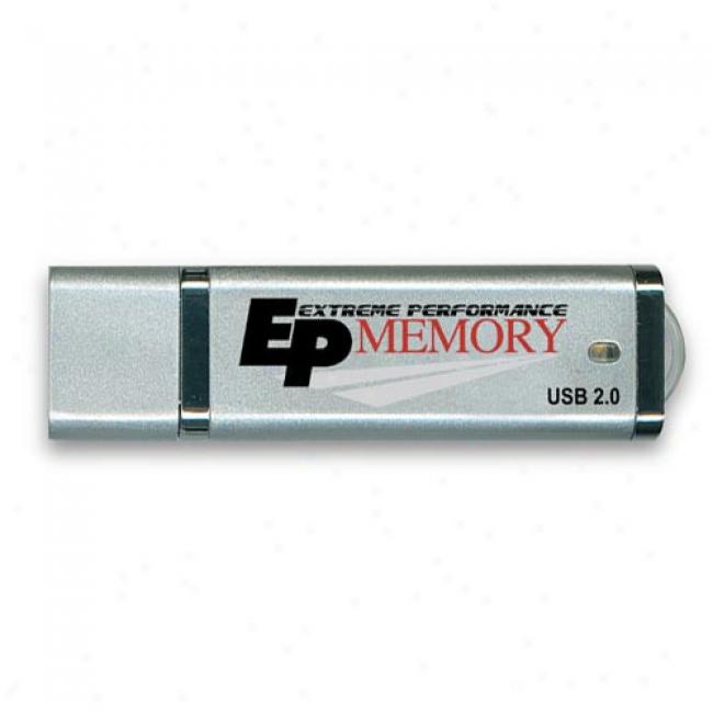 Acp-ep 8gb Hi-speed Usb 2.0 Mini Flash Drive, Silver