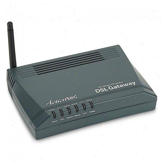 Actiontec Gt701wga Wireless-g 54mbps Router And Dsl Modem Gateway