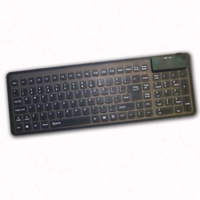 Adesso Standard Size Flexible Keyboard, Graphite