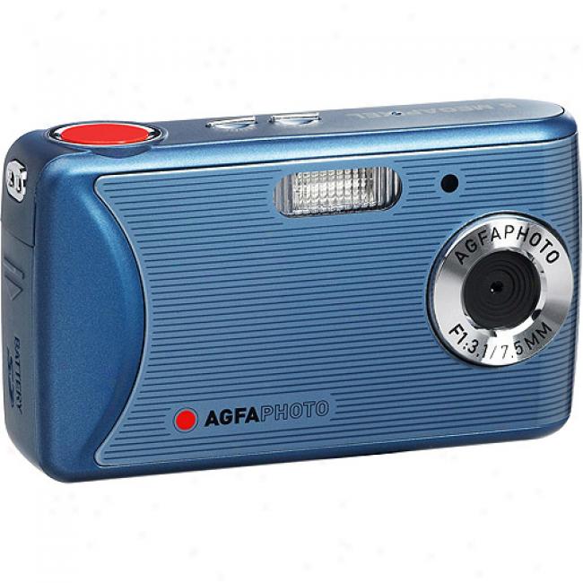 Agfaphoto Sensor Dc-510x Blue 8 Mp Digital Camera & 2.4