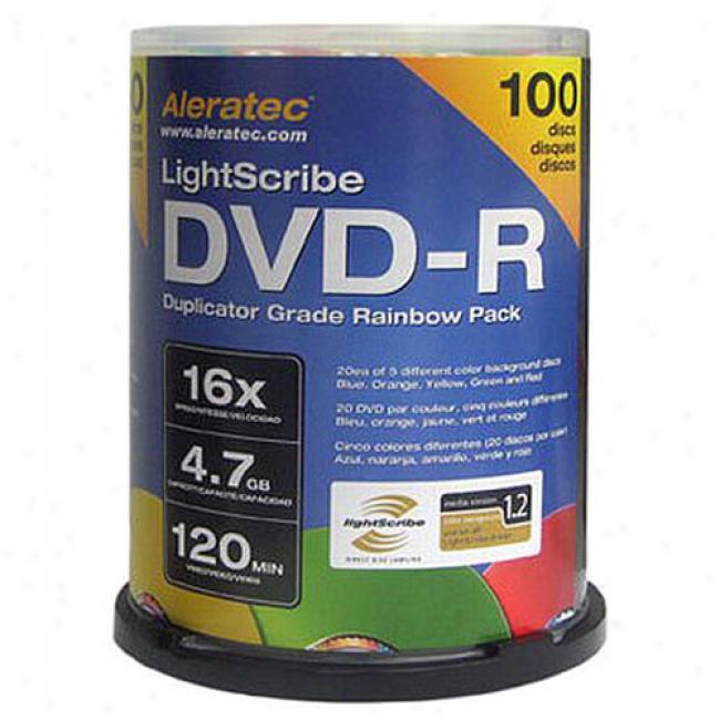 Aleratec Dvcr- Lightscribe Discs, 100-pack