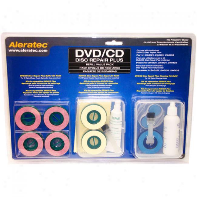 Aleratec Dvd/cd Disc Repair Plus Refill
