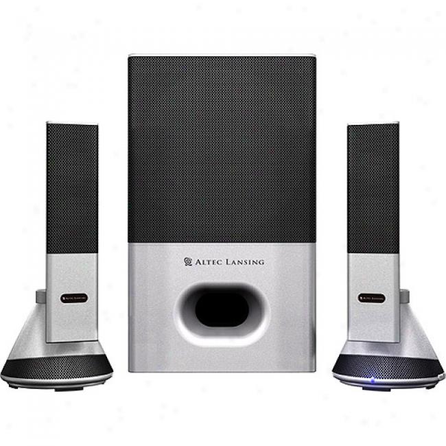 Altec Lansing Vs4221 3-piece 2.1 Powered Computer Speaker System