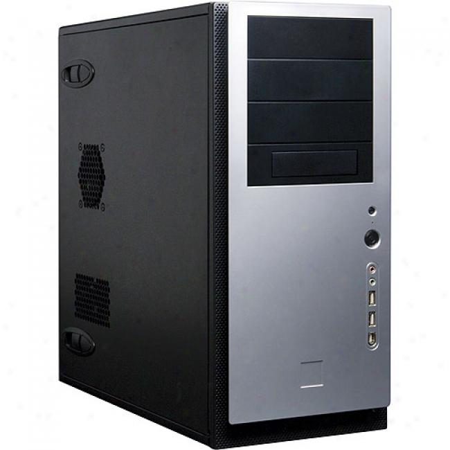 Antecsolution Series Super Mid-tower Case, Silver/black