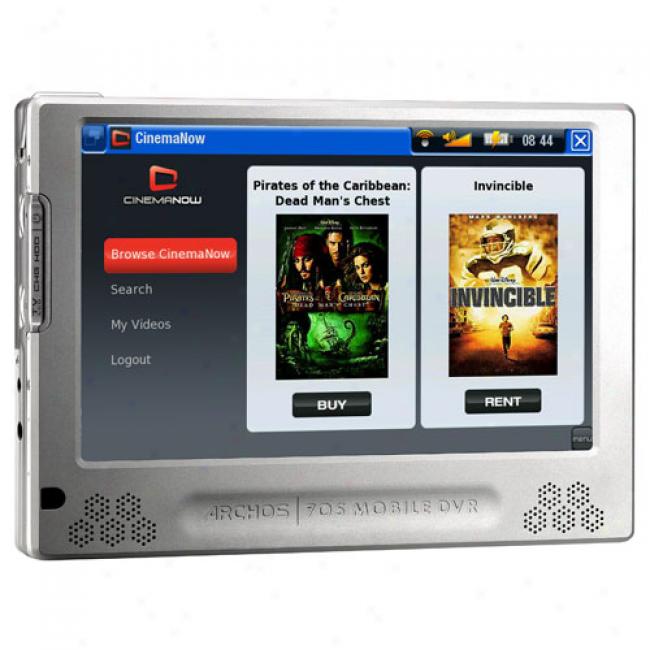 Archos 705 80gb Mp3 Video Player With Wi-fi