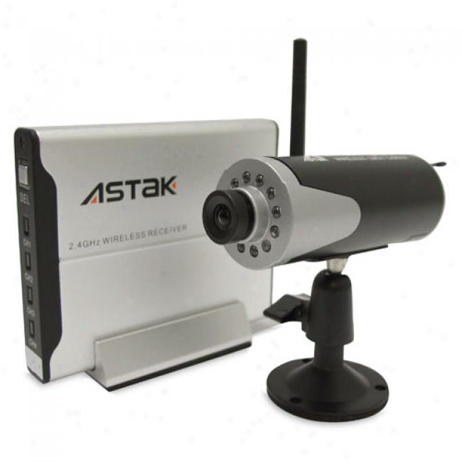 Astak Cm-840j Wireless Security Camera With Rechargeable Battery