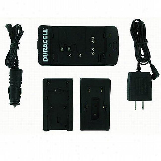 Battery Biz Duracell Camcorder Battery Charger With Two Plates