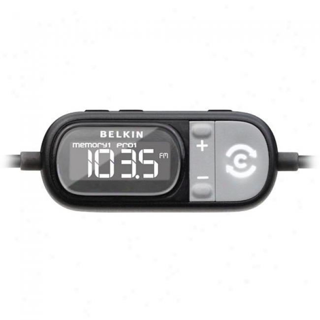 Belkin Tunecast Fm Transmitter/charger For Iphone Or Ipod