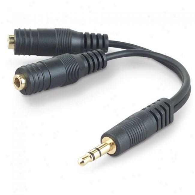 Belkin Y Audio Cable With Mini Stereo Plug