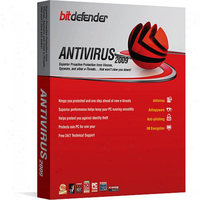 Bitdefender Antivirus 2009 1 Yr / 1 Pc