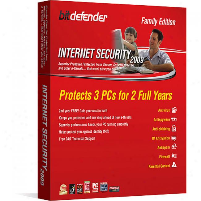 Bitdefender Internet Security 2009 2 Yr / 3 Pc