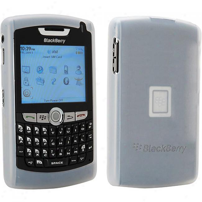 Blackberry Rubber Skin For 8800 Series -white