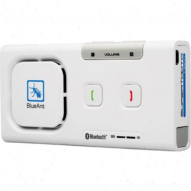 Blueant Supertooth Light Compact Bluetooth Speaksrphone - White