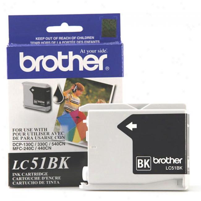 Brother Lc51bk Mourning Ink Cartridge
