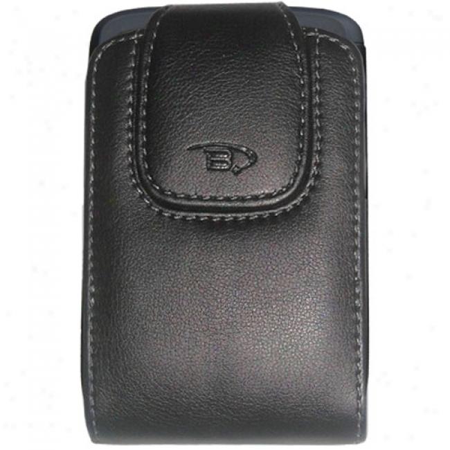 Bytech Leather Blackberry Case, Black