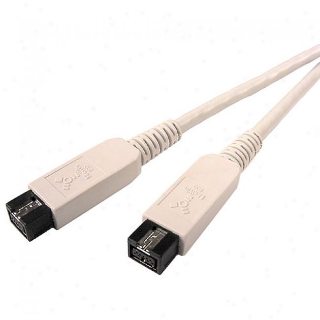 Cables Unlimited - 10' 9pin To 9pin 1394b Firewire 800 Cable