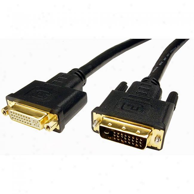 Cables Unlimited - 10' Dvi D Digital Dual Connective Extension Cable Male To Female