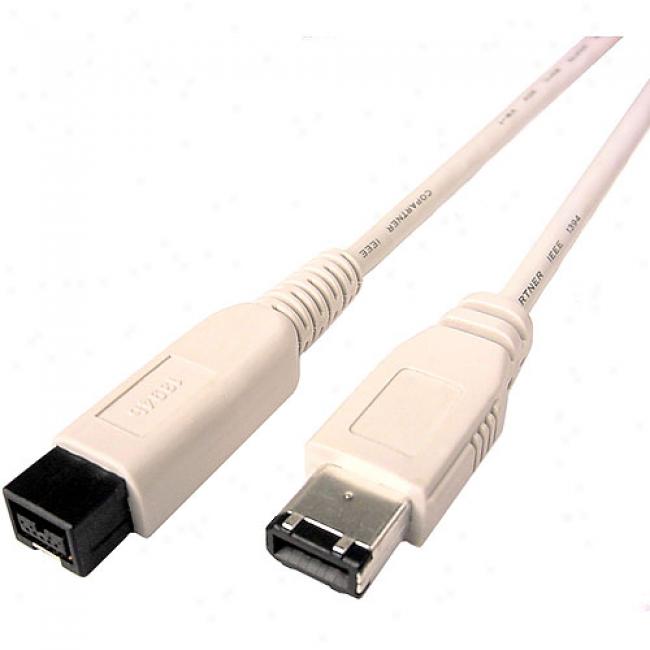 Cables Unlimited - 14' 9pin To 6pin Ieee 1394b Bilingual Firewire 800 Cable