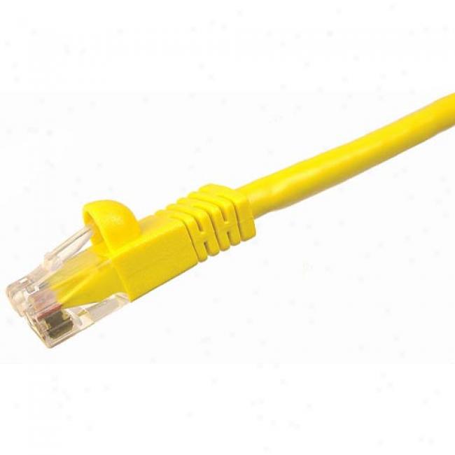 Cables Unlimited  -14' Cat5e Snagless Patch Cable, Yellow