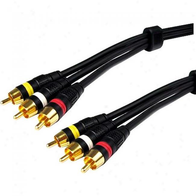 Cables Unlimited 15-foot Pro A/v Series Composite A/v Cables