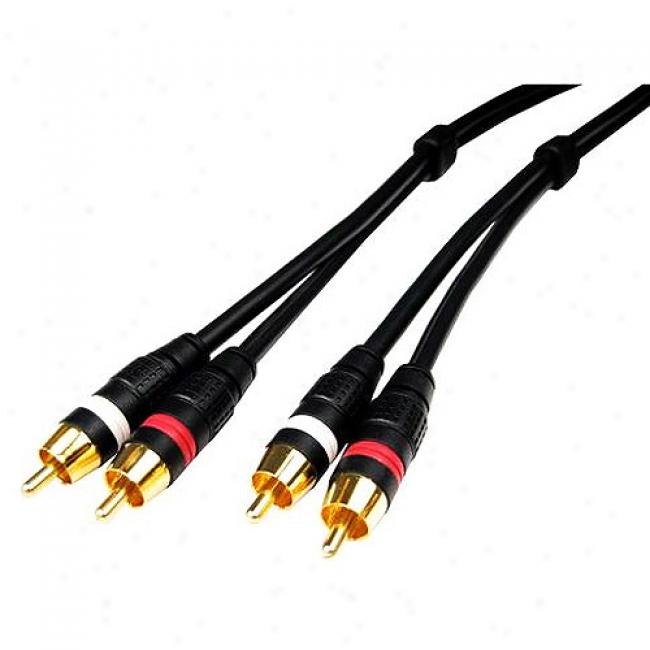Cables Unlimited 15-foot Pro A/v Series Rca Audio Cables