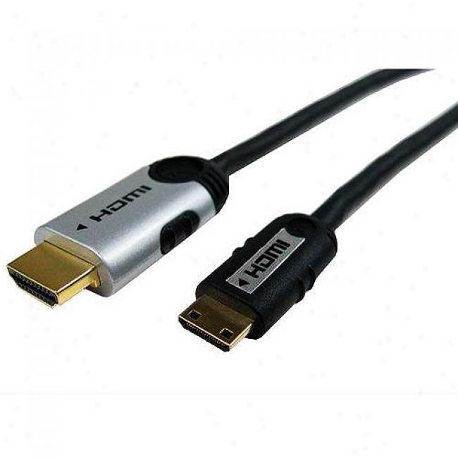 Cables Unlimited 2-meter Hdmi To Mini-hdmi Cables With Gold Connectors