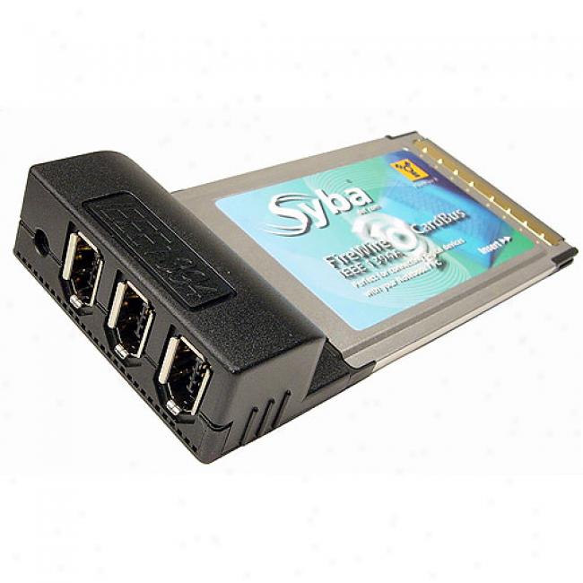 Cables Unlimited - 3 Port Firewire 1394a Cardbus Card Nec Chipset