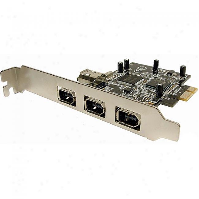 Cables Unrestricted - 4 Port 1394a Firewire Pci Express Card