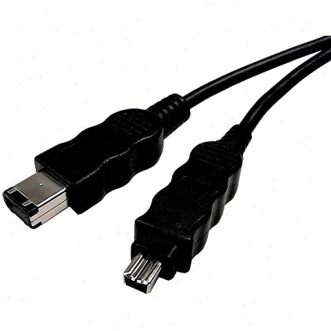 Cables Unlimited - 6pin 4pin 1394 Ieee Firewire Cable - 3 Meters