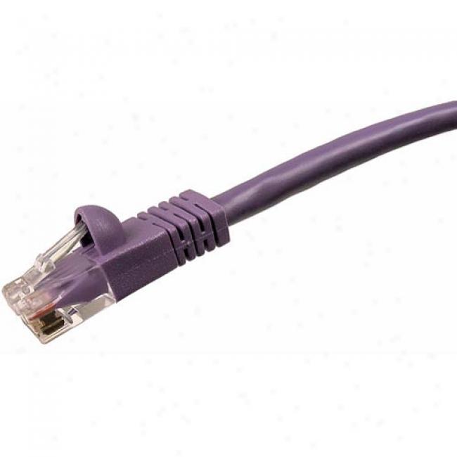 Cables Unlimited - Cat5e 25' Snagless Patch Cable, Violet