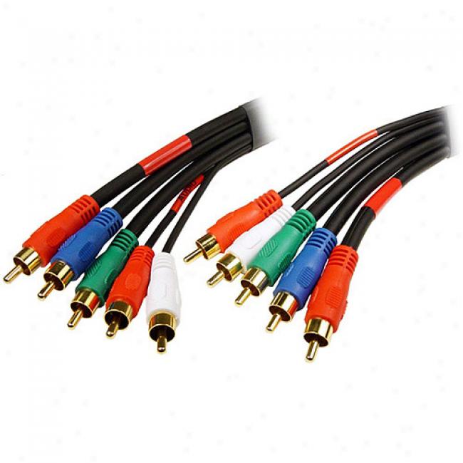 Cables Unlimited Component Video/stereo Audio Cable, 6-ft.