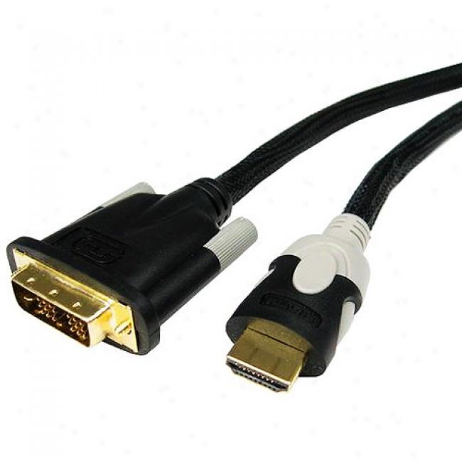 Cables Unlimited Pro A/v Series Hdmi To Dvi-d Cable, 2-meter