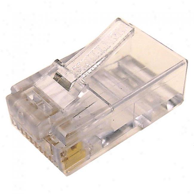 Cables Unlimited - Select Cat6 2-piece Connectors, 100 Pack