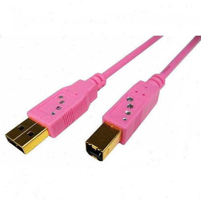 Cables Unlimited Usb 2.0 2m Hi-speed Cable - Pink