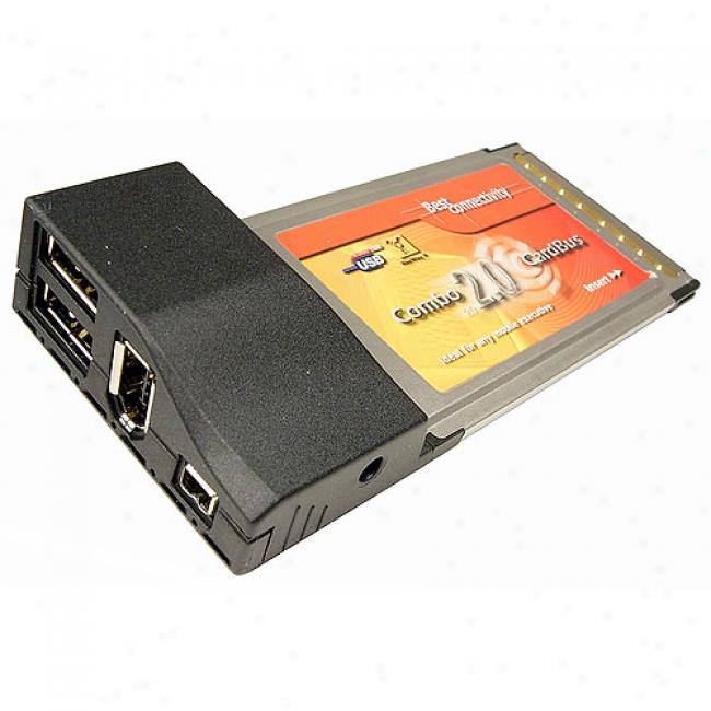 Cables Unlimited Usb 2.0 And Firewire 1394a Cardbus Card