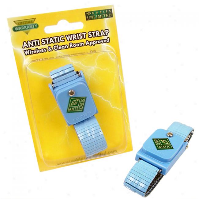 Cables Unlimited - Wireless Clean Room Approved Anti Static Wrist Strap