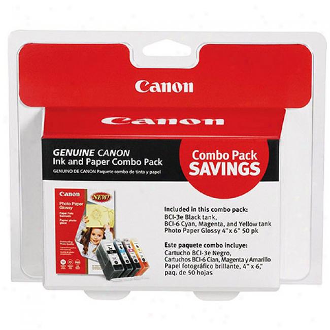 Canon 4 Complexion Multipack With Photo Paper Value Pack
