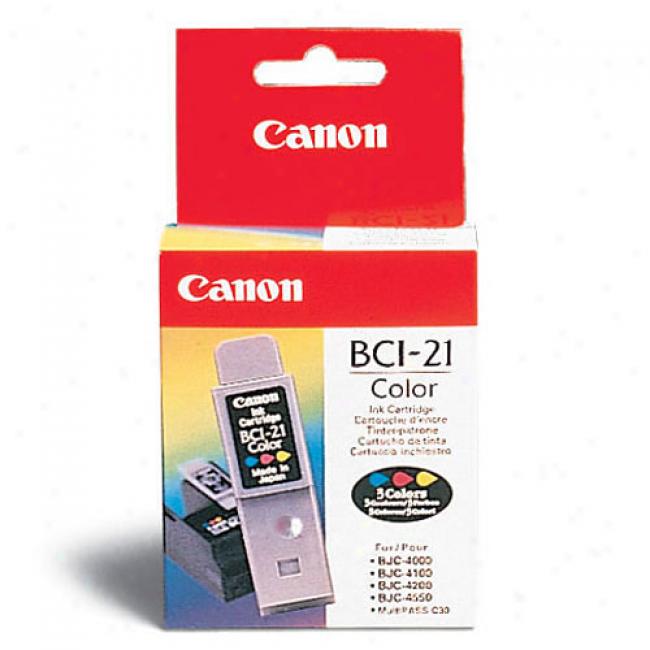 Canon Bci-21 3-color Ink Cartrifge, 0955a003